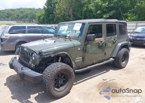 2015 Jeep Wrangler Unlimited Sport from USA, damaged, VIN 1C4BJWDGXFL571812